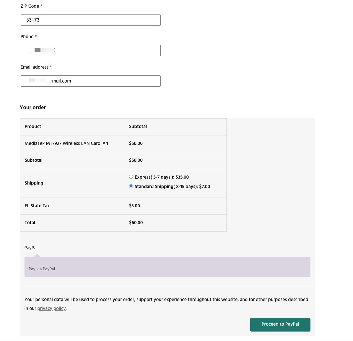 Transaction process flow(Payment,Shipping,Invoice,Comment) - Lightning Fish