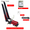 MT7927 and WiFi 7 PCIe WiFi Card Bundle for Desktop PC, Tri-Band Wireless Adapter, Bluetooth 5.3,  Supports AMD/Intel Motherboard, Not Compatible with Windows 10 - Image 3